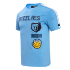 NBA MEMPHIS GRIZZLIES RETRO CLASSIC MEN'S STRIPED TEE (UNIVERSITY BLUE)