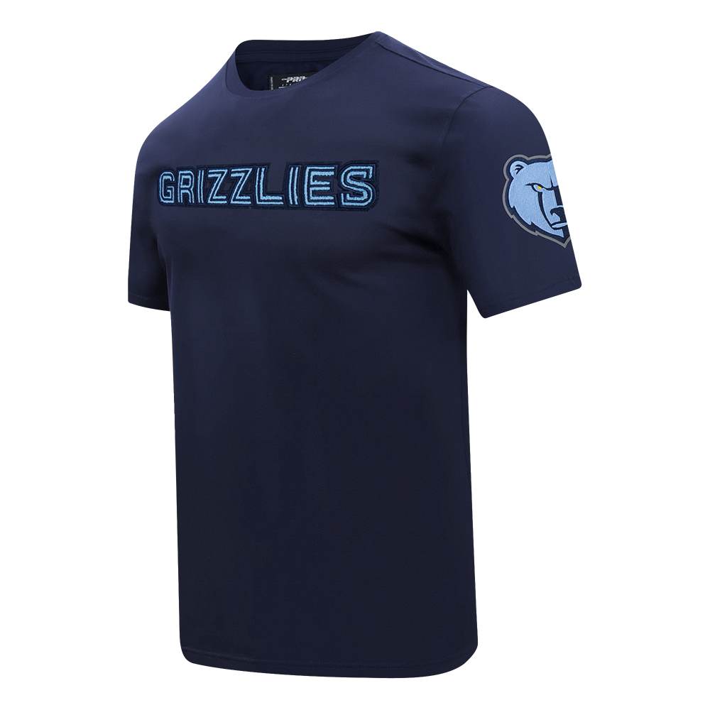 NBA MEMPHIS GRIZZLIES CLASSIC CHENILLE MEN'S SJ TEE (MIDNIGHT NAVY)