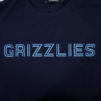 NBA MEMPHIS GRIZZLIES CLASSIC CHENILLE MEN'S SJ TEE (MIDNIGHT NAVY)
