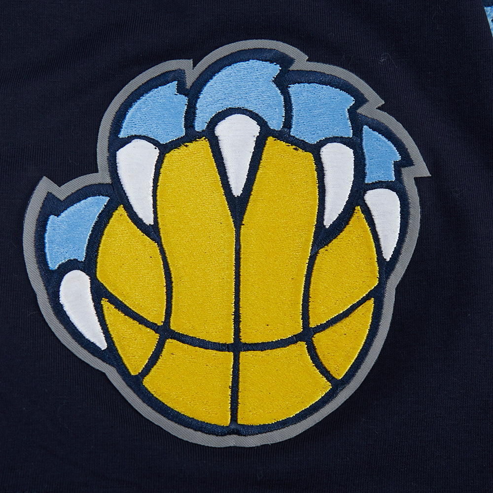 NBA MEMPHIS GRIZZLIES CLASSIC CHENILLE MEN'S SJ TEE (MIDNIGHT NAVY)