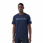 NBA MEMPHIS GRIZZLIES CLASSIC CHENILLE MEN'S SJ TEE (MIDNIGHT NAVY)