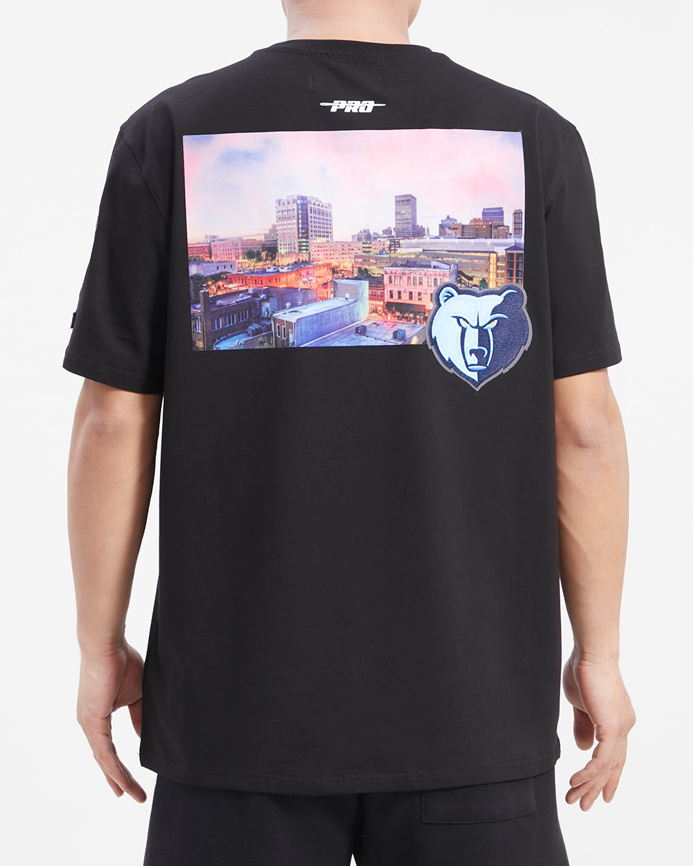 NBA MEMPHIS GRIZZLIES CITY SCAPE MEN'S TEE (BLACK)
