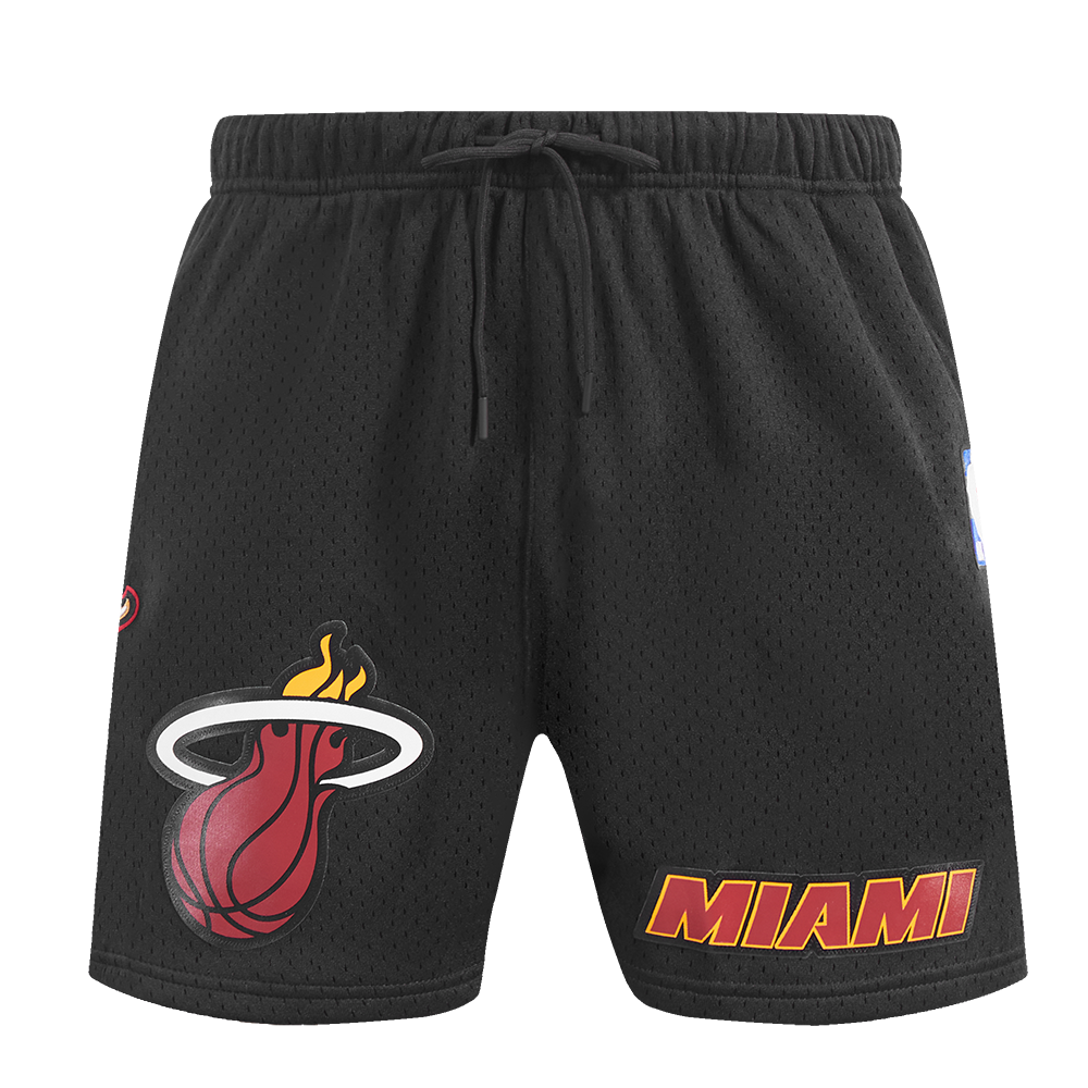 NBA MIAMI HEAT CLASSIC MESH MEN'S SHORT (BLACK)