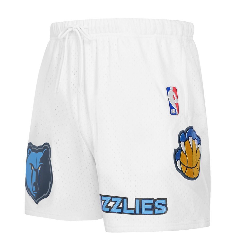 NBA MEMPHIS GRIZZLIES MEN'S MESH SHORT (WHITE)