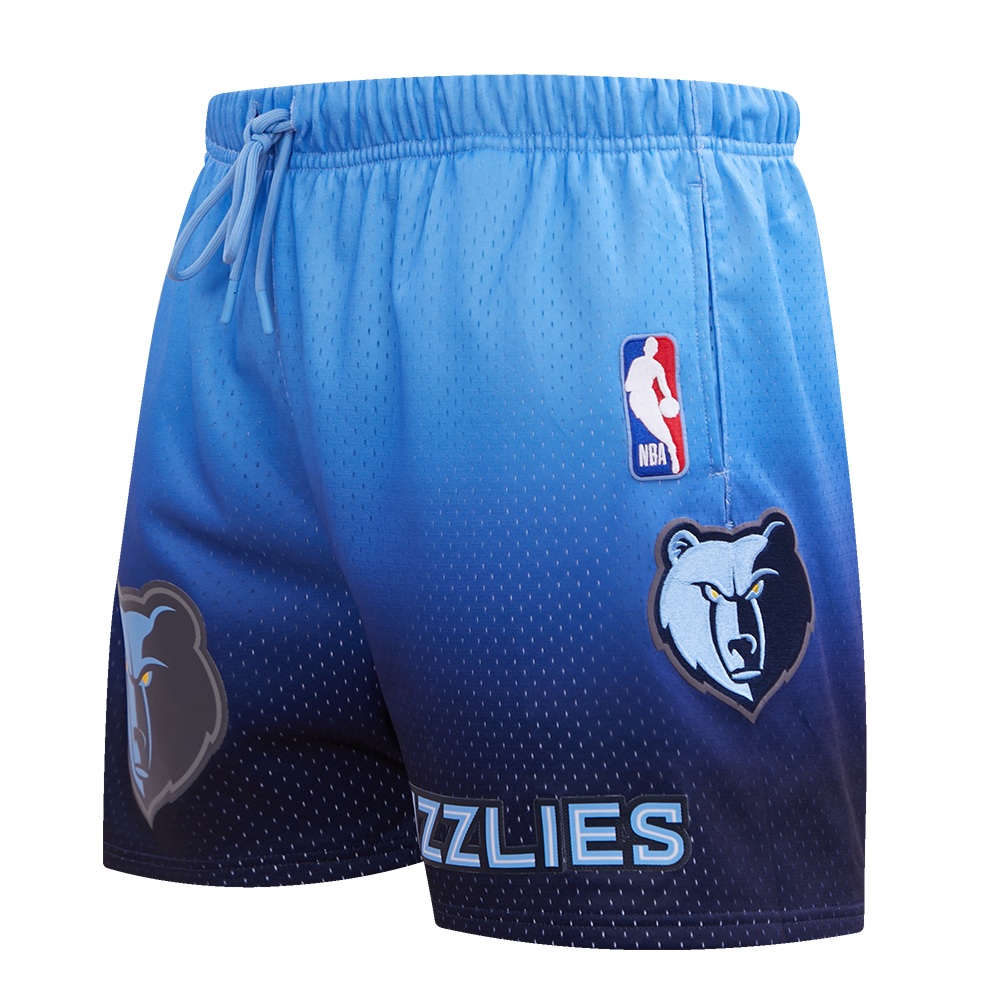 NBA MEMPHIS GRIZZLIES TEAM MEN'S MESH SHORT (MIDNIGHT NAVY/ UNIVERSITY BLUE)
