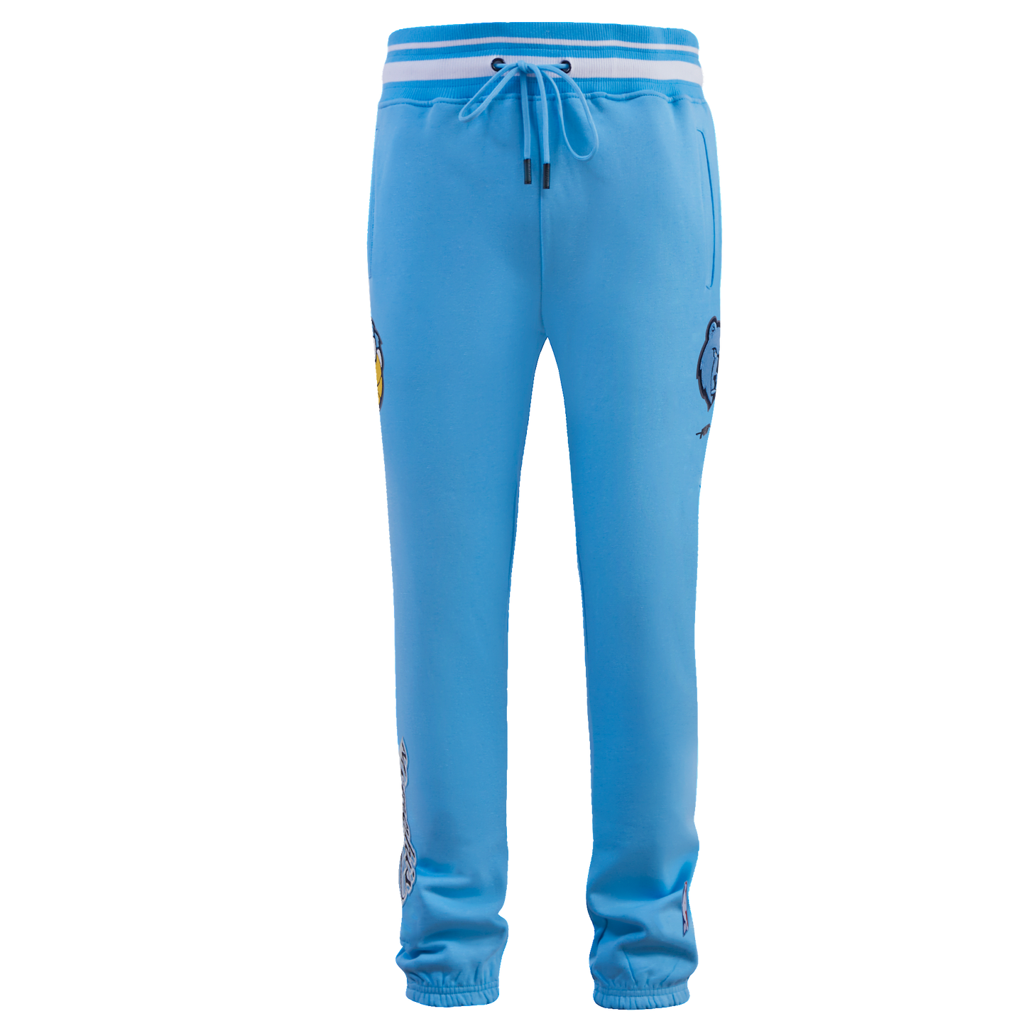 NBA MEMPHIS GRIZZLIES SCRIPT TAIL MEN'S RIB FLEECE SWEATPANT (UNIVERSITY BLUE)