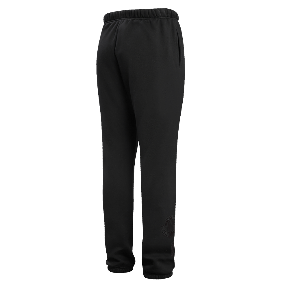 NBA MEMPHIS GRIZZLIES NEUTRAL FLEECE SWEATPANT (BLACK)