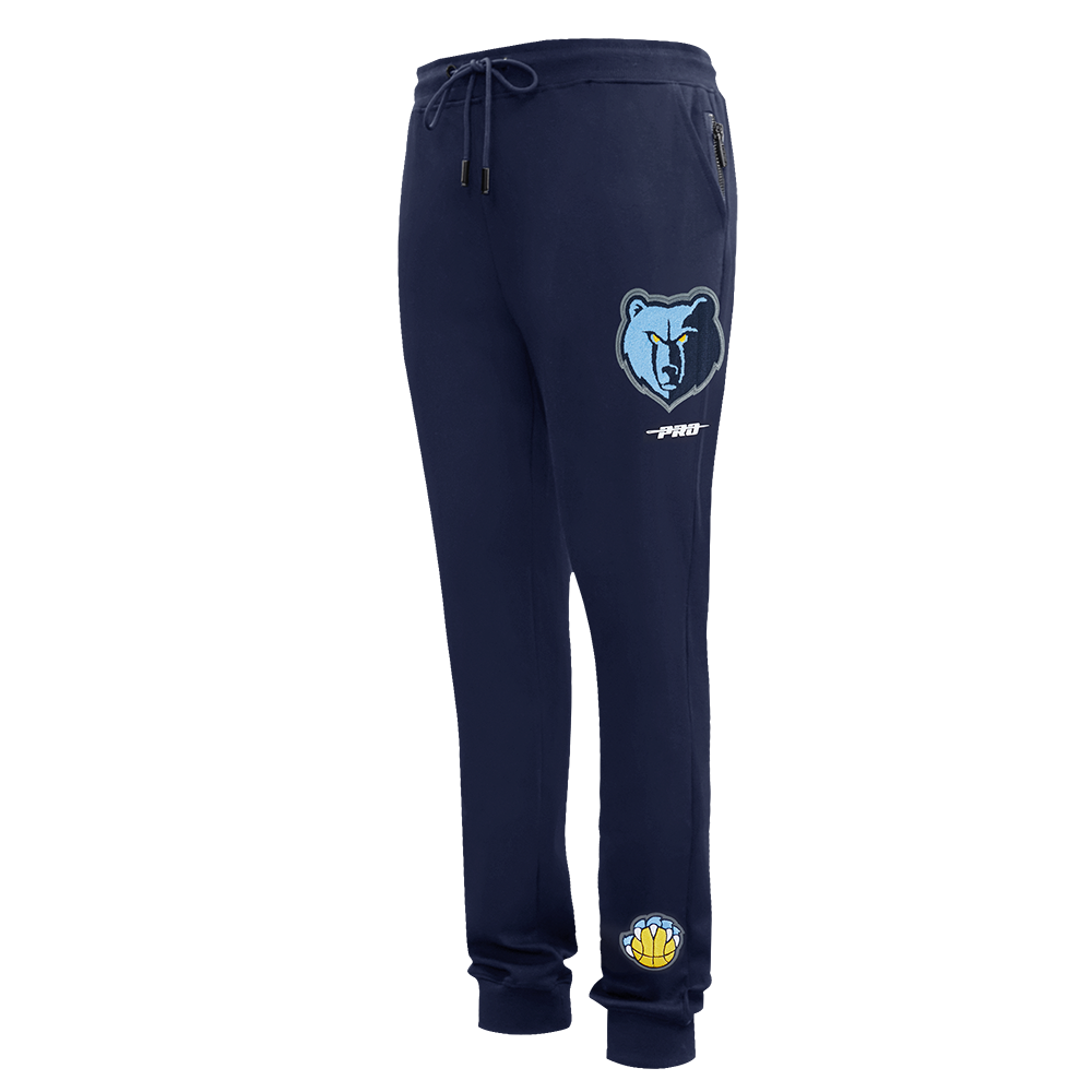 NBA MEMPHIS GRIZZLIES CLASSIC CHENILLE MEN'S DK JOGGER (MIDNIGHT NAVY)
