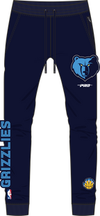 NBA MEMPHIS GRIZZLIES CLASSIC CHENILLE MEN'S DK JOGGER (MIDNIGHT NAVY)