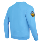 NBA MEMPHIS GRIZZLIES OLD ENGLISH CHANDAIL À COL ROND POUR HOMME (BLEU UNIVERSITÉ)