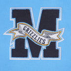 NBA MEMPHIS GRIZZLIES TEAM PENNANTS CHANDAIL À CAPUCHON EN MOLLETON CÔTELÉ POUR HOMME (BLEU UNIVERSITÉ)