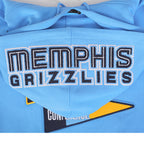 NBA MEMPHIS GRIZZLIES TEAM PENNANTS CHANDAIL À CAPUCHON EN MOLLETON CÔTELÉ POUR HOMME (BLEU UNIVERSITÉ)