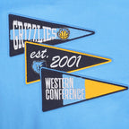 NBA MEMPHIS GRIZZLIES TEAM PENNANTS CHANDAIL À CAPUCHON EN MOLLETON CÔTELÉ POUR HOMME (BLEU UNIVERSITÉ)