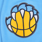 NBA MEMPHIS GRIZZLIES TEAM PENNANTS CHANDAIL À CAPUCHON EN MOLLETON CÔTELÉ POUR HOMME (BLEU UNIVERSITÉ)
