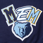 NBA MEMPHIS GRIZZLIES CITY RANSOM MEN'S RIB FLEECE PULLOVER HOODIE (MIDNIGHT NAVY)