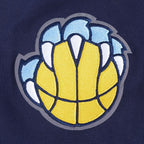NBA MEMPHIS GRIZZLIES CITY RANSOM MEN'S RIB FLEECE PULLOVER HOODIE (MIDNIGHT NAVY)