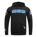 NBA MEMPHIS GRIZZLIES DIY PICK STITCH MEN'S DOUBLE KNIT PULLOVER HOODIE (BLACK)