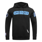 NBA MEMPHIS GRIZZLIES DIY PICK STITCH MEN'S DOUBLE KNIT PULLOVER HOODIE (BLACK)