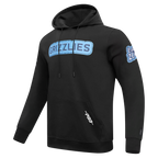NBA MEMPHIS GRIZZLIES DIY PICK STITCH MEN'S DOUBLE KNIT PULLOVER HOODIE (BLACK)