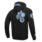 NBA MEMPHIS GRIZZLIES DIY PICK STITCH MEN'S DOUBLE KNIT PULLOVER HOODIE (BLACK)