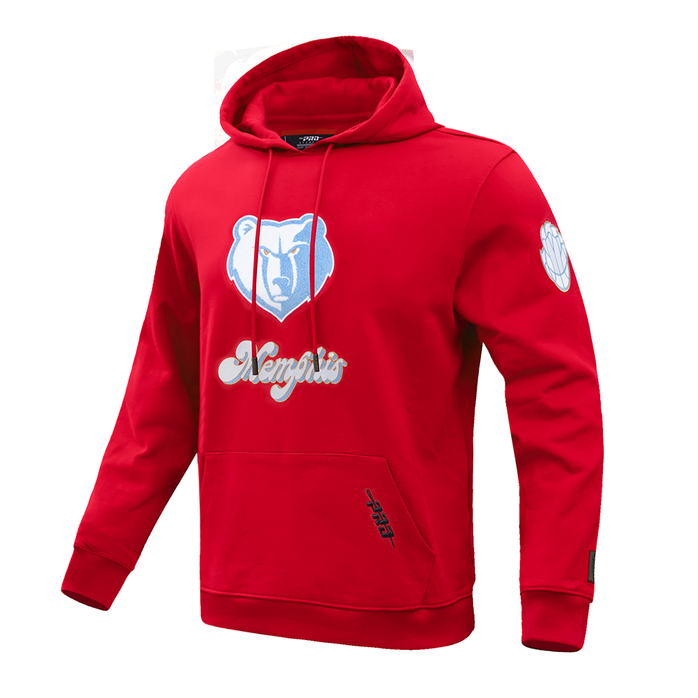 NBA MEMPHIS GRIZZLIES CITY EDITION 24-25 MEN'S FLEECE PULLOVER HOODIE (RED)