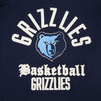 NBA MEMPHIS GRIZZLIES MODERN ORIGINALS CHANDAIL À CAPUCHON EN MOLLETON POUR HOMME (MARINE MINUIT)