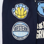 NBA MEMPHIS GRIZZLIES MODERN ORIGINALS CHANDAIL À CAPUCHON EN MOLLETON POUR HOMME (MARINE MINUIT)