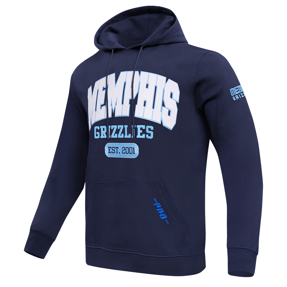 NBA MEMPHIS GRIZZLIES CITY ARCH MEN'S FLC PO HOODIE (MIDNIGHT NAVY)