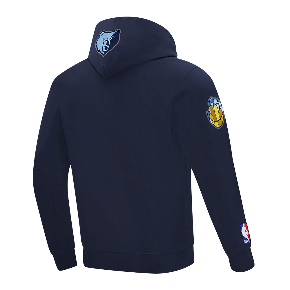 NBA MEMPHIS GRIZZLIES CITY ARCH MEN'S FLC PO HOODIE (MIDNIGHT NAVY)