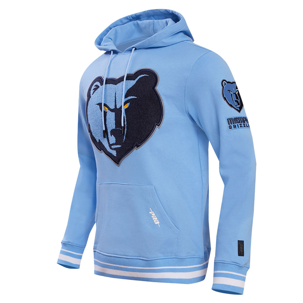 NBA MEMPHIS GRIZZLIES RETRO CLASSIC MEN'S PULLOVER HOODIE (UNIVERSITY BLUE)