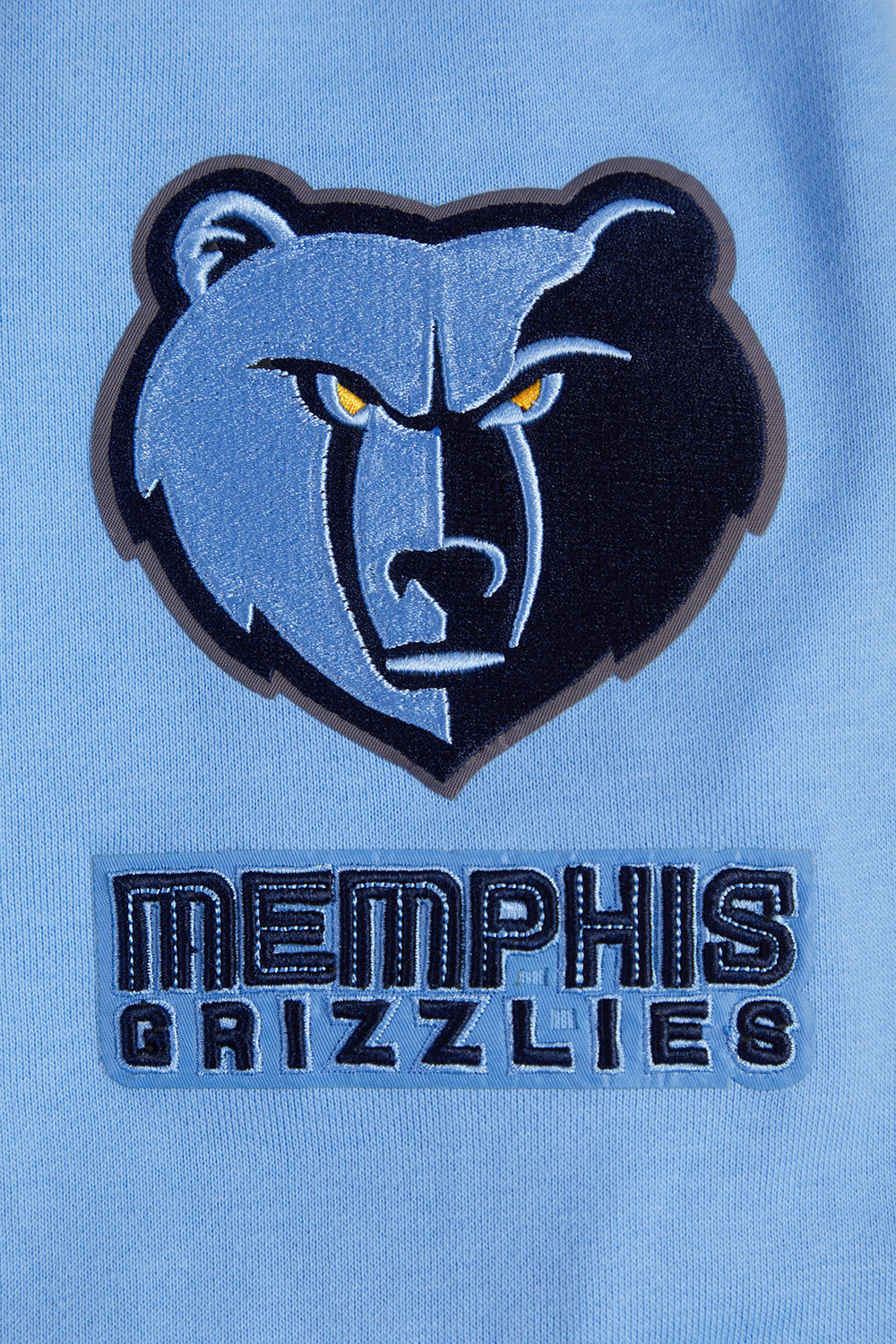 NBA MEMPHIS GRIZZLIES RETRO CLASSIC CHANDAIL À CAPUCHON POUR HOMME (BLEU UNIVERSITÉ)
