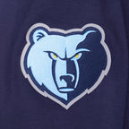 NBA MEMPHIS GRIZZLIES CLASSIC CHANDAIL À CAPUCHON EN MAILLE DOUBLE ET CHENILLE POUR HOMME (MARINE MINUIT)