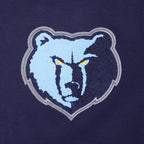 NBA MEMPHIS GRIZZLIES CLASSIC CHANDAIL À CAPUCHON EN MAILLE DOUBLE ET CHENILLE POUR HOMME (MARINE MINUIT)