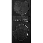 NBA MEMPHIS GRIZZLIES CLASSIC MEN'S 3BK DK PO HOODIE (TRIPLE BLACK)