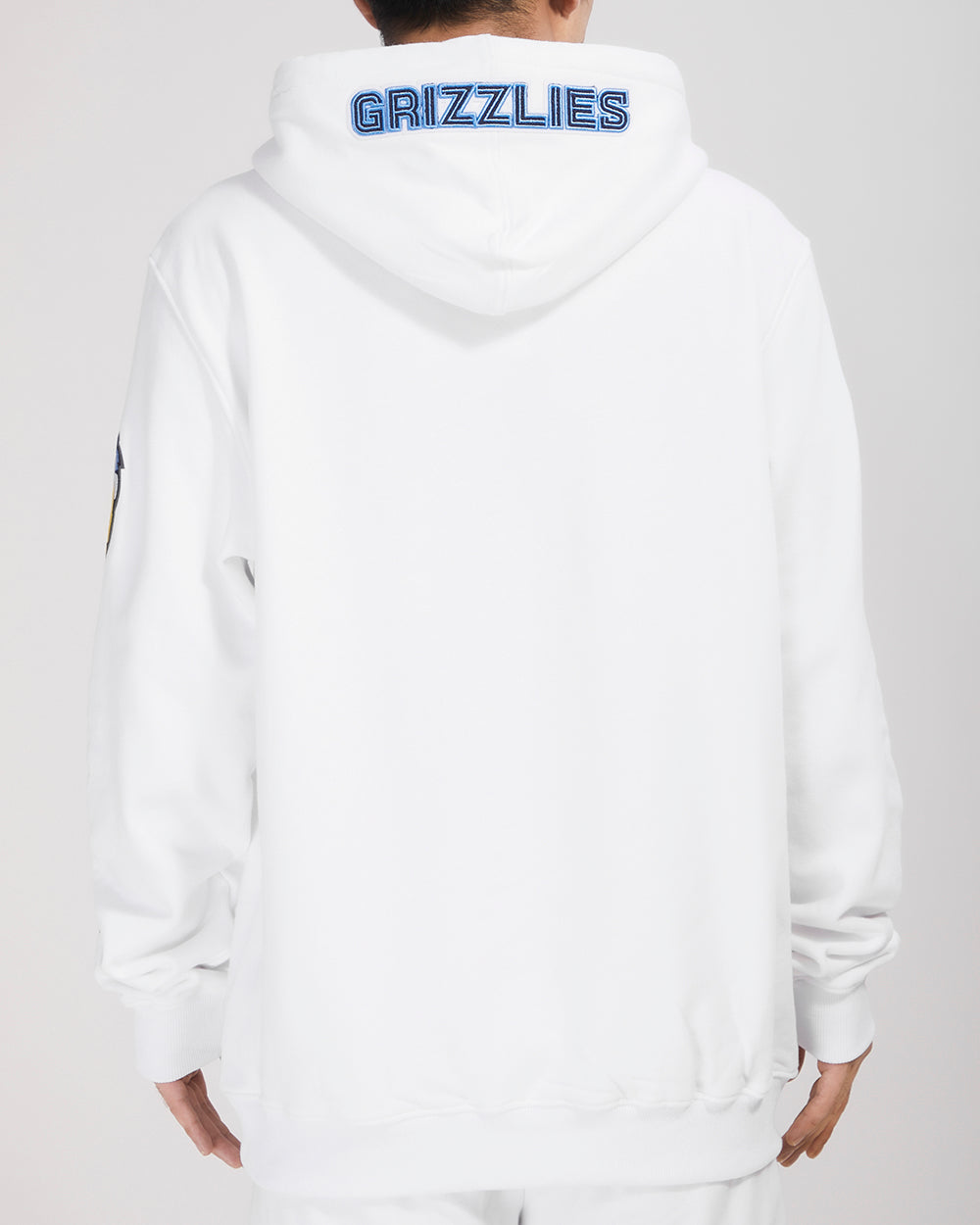 NBA MEMPHIS GRIZZLIES CITY SCAPE MEN'S PULLOVER HOODIE (WHITE)