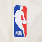 NBA MEMPHIS GRIZZLIES BEST OF MEN'S RIB SATIN JACKET (EGGSHELL/ UNIVERSITY BLUE)