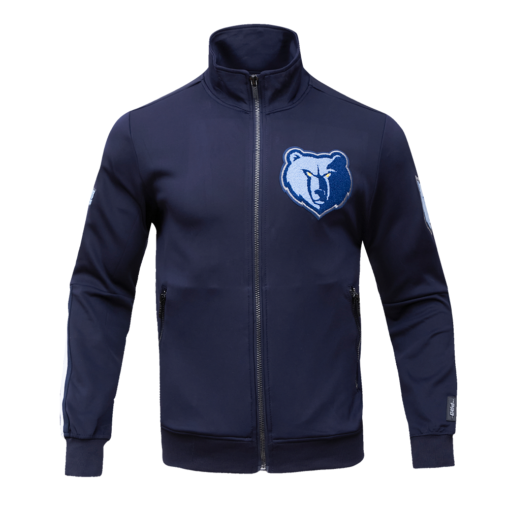 NBA MEMPHIS GRIZZLIES CLASSIC MEN'S DK TRACK JACKET (MIDNIGHT NAVY)