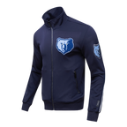 NBA MEMPHIS GRIZZLIES CLASSIC MEN'S DK TRACK JACKET (MIDNIGHT NAVY)