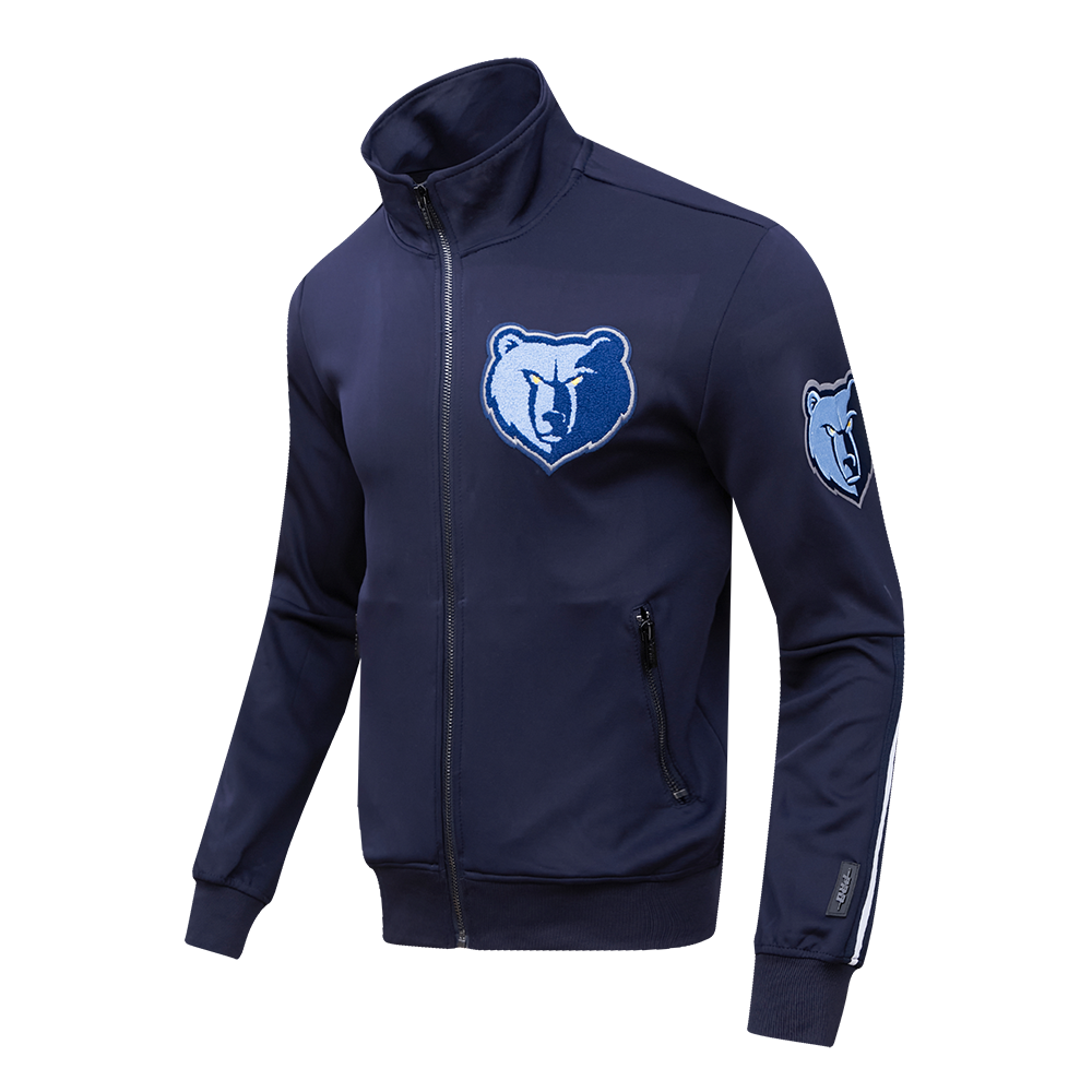 NBA MEMPHIS GRIZZLIES CLASSIC MEN'S DK TRACK JACKET (MIDNIGHT NAVY)