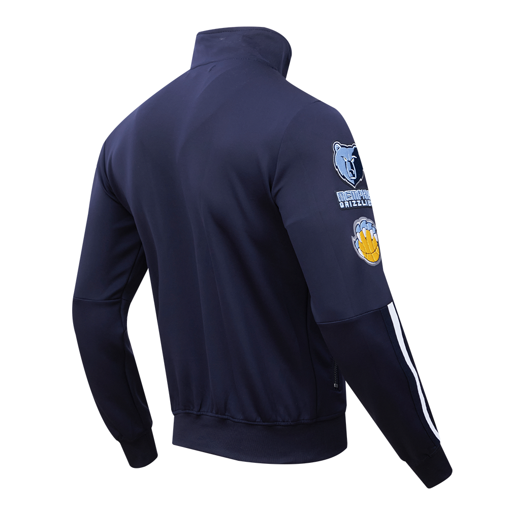 NBA MEMPHIS GRIZZLIES CLASSIC MEN'S DK TRACK JACKET (MIDNIGHT NAVY)