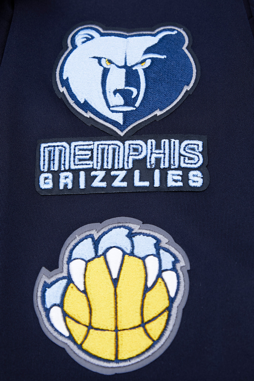 NBA MEMPHIS GRIZZLIES CLASSIC MEN'S DK TRACK JACKET (MIDNIGHT NAVY)