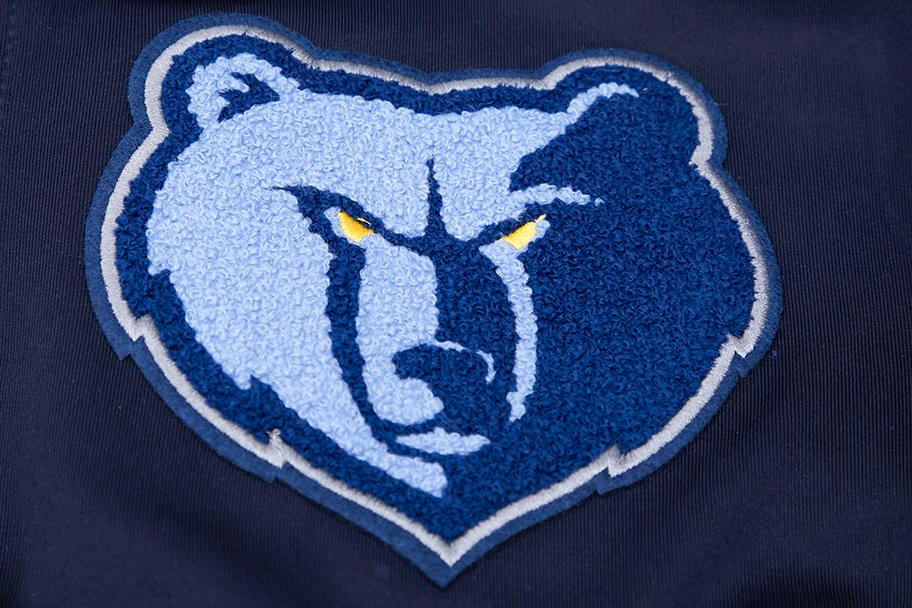 NBA MEMPHIS GRIZZLIES CLASSIC MEN'S DK TRACK JACKET (MIDNIGHT NAVY)