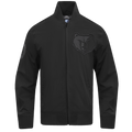 NBA MEMPHIS GRIZZLIES NEUTRAL MEN'S  TWILL JACKET (BLACK)