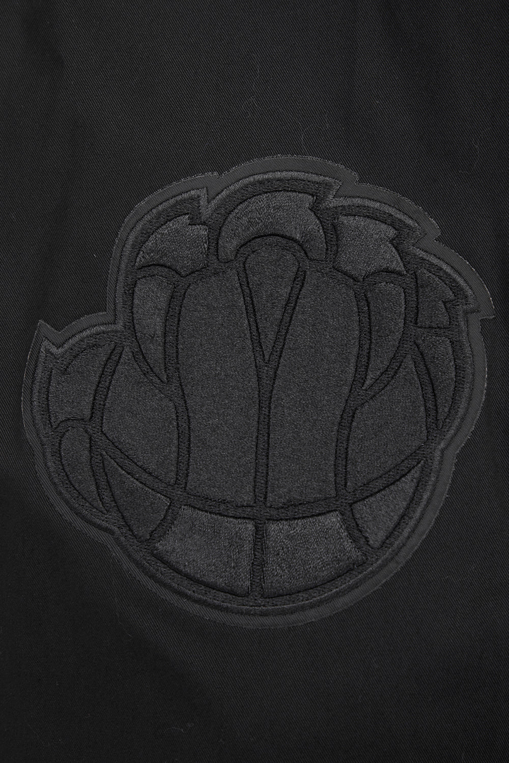 NBA MEMPHIS GRIZZLIES NEUTRAL MEN'S  TWILL JACKET (BLACK)
