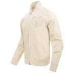 NBA MEMPHIS GRIZZLIES NEUTRAL MEN'S  TWILL JACKET (EGGSHELL)