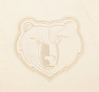 NBA MEMPHIS GRIZZLIES NEUTRAL MEN'S  TWILL JACKET (EGGSHELL)