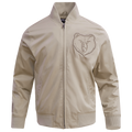 NBA MEMPHIS GRIZZLIES NEUTRAL BLOUSON EN SERGÉ POUR HOMME (TAUPE)