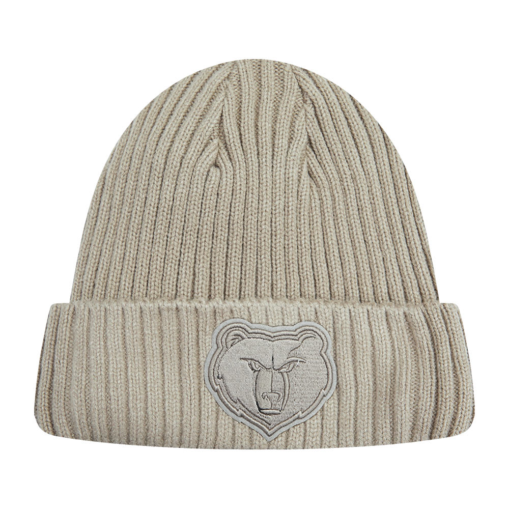 NBA MEMPHIS GRIZZLIES NEUTRAL BEANIE (TAUPE)