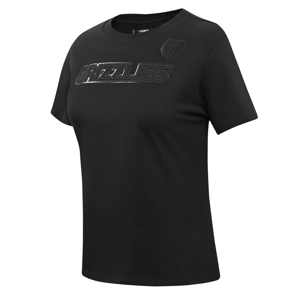 NBA MEMPHIS GRIZZLIES TRIPLE BLACK WOMEN'S SLIM FIT TEE (TRIPLE BLACK WOMEN'S)