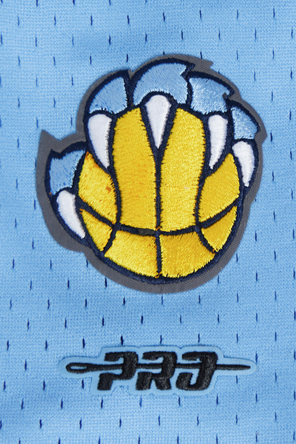 NBA MEMPHIS GRIZZLIES CLASSIC BIG BOY'S MESH BUTTON DOWN SHIRT (UNIVERSITY BLUE)